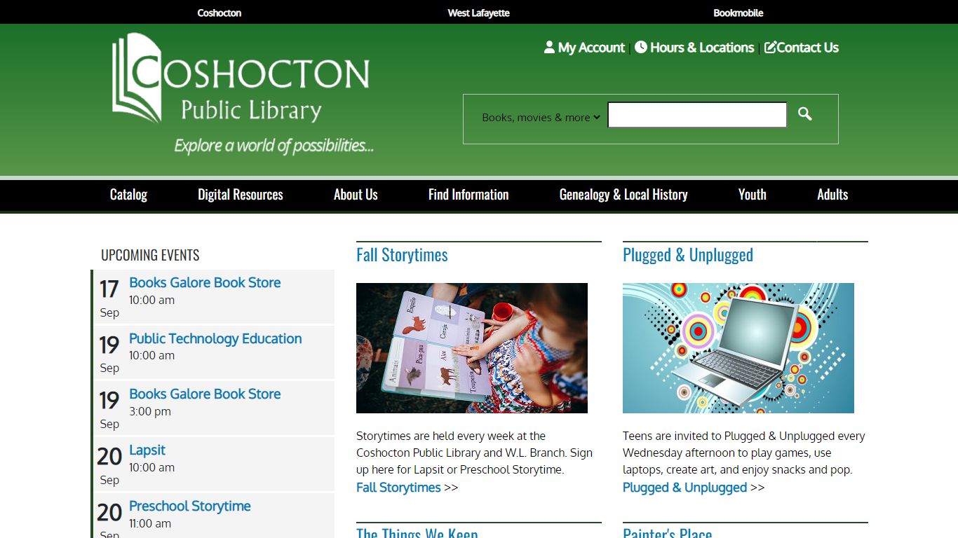 Home Page | Coshocton Public Library